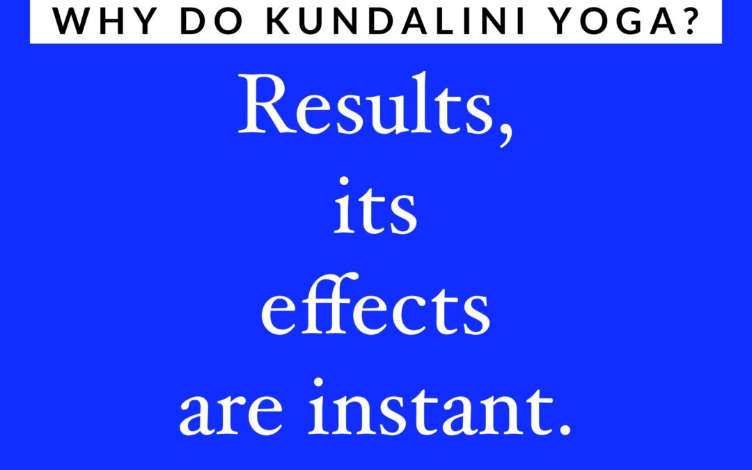 The Kundalini yoga effect